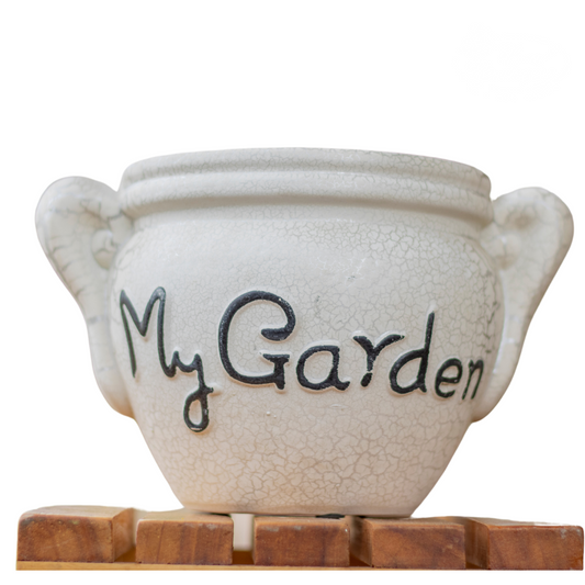 Ceramic garden planter