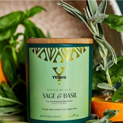 Sage and Bail Scented candles